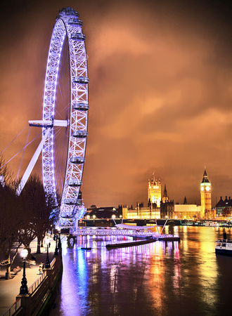 Millennium wheel in London