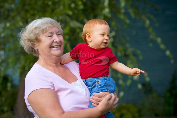 Grandma and grandson